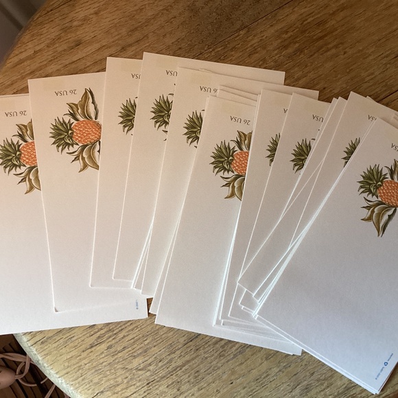 50 blank Stamped PINEAPPLE 2007 Post Cards - Picture 4 of 6